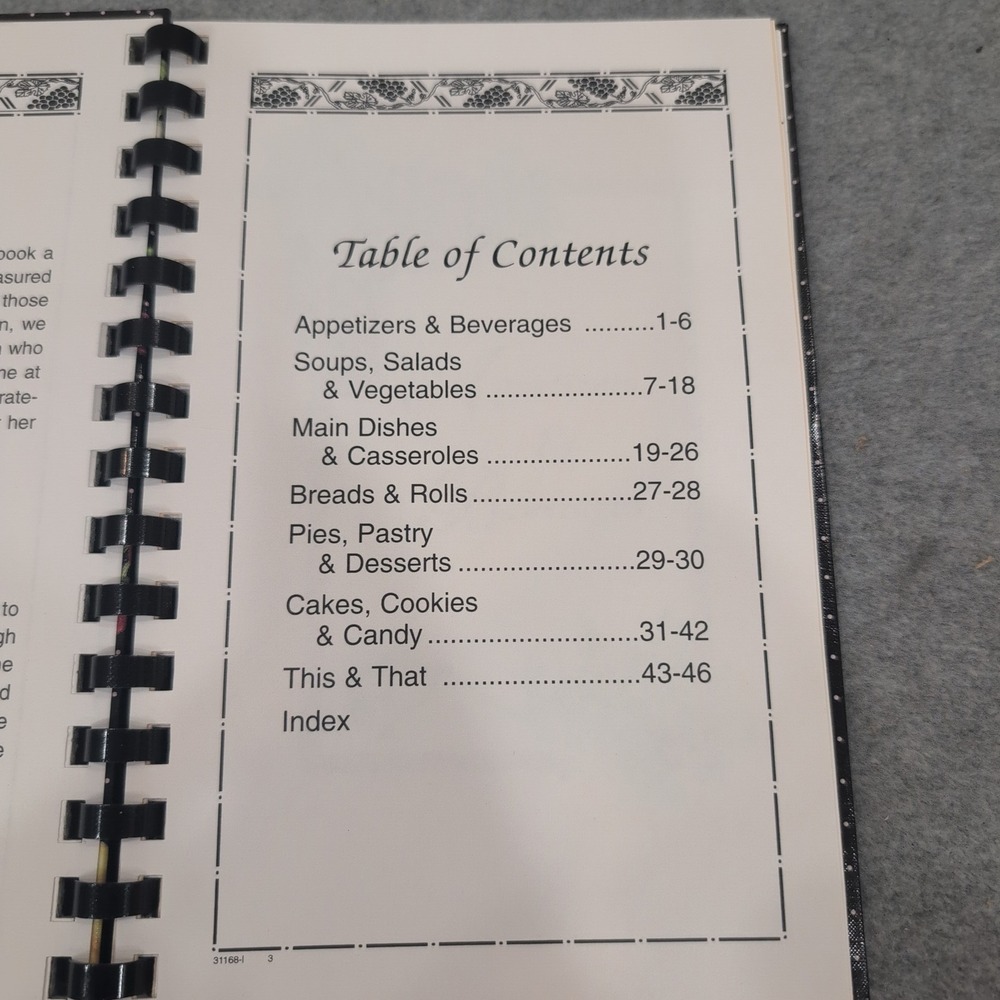 Feast of Goodness Airview Baptist Church Spiral Bound Cookbook Opelika Alabama - Picture 3 of 3